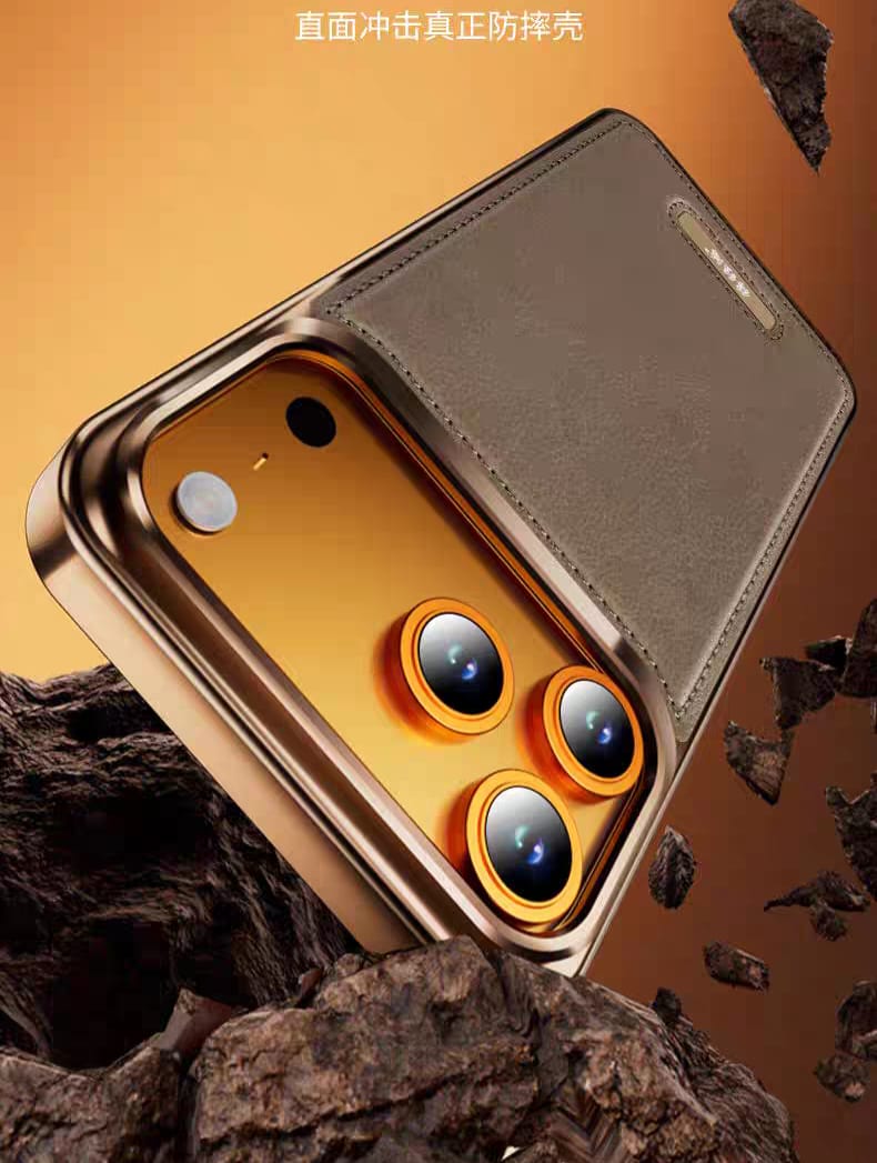 Magsafe Vegan Leather Case For iPhone 17 Pro Max