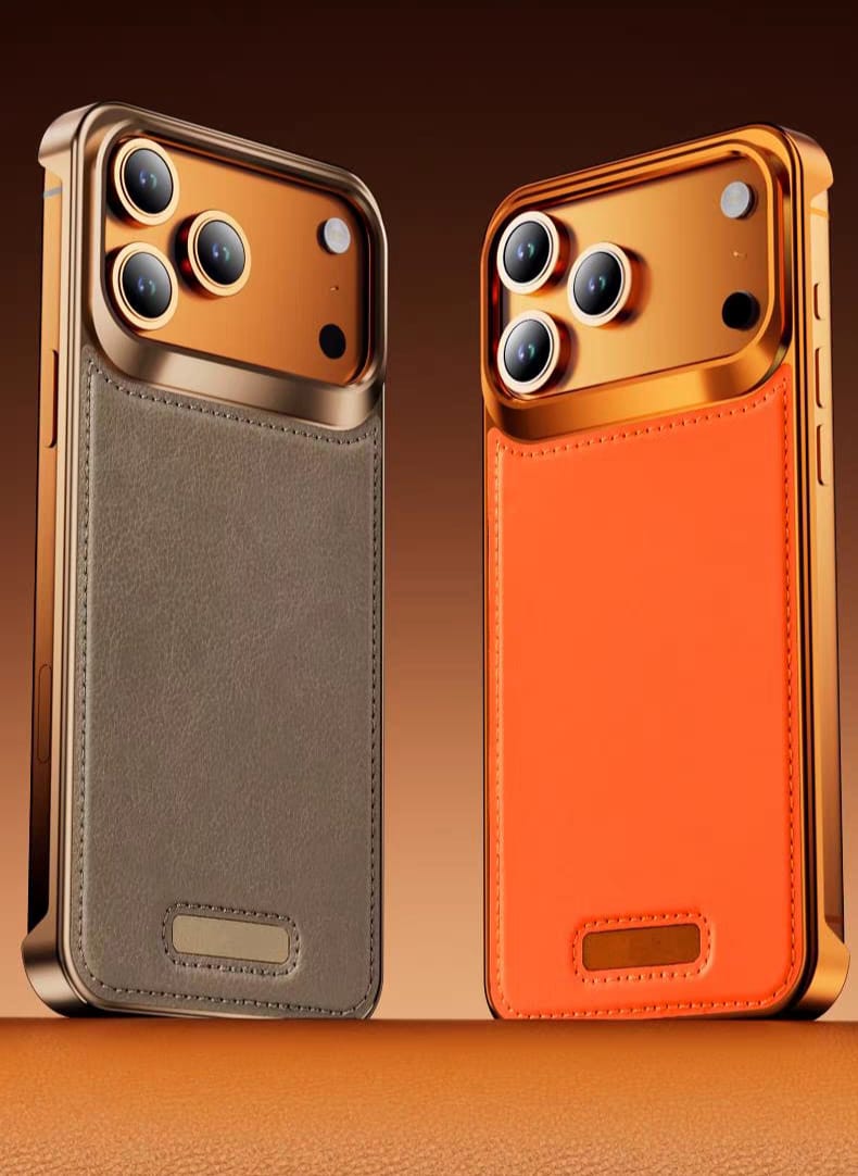 Magsafe Vegan Leather Case For iPhone 17 Pro Max