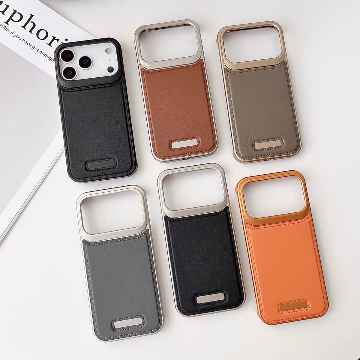 Magsafe Vegan Leather Case For iPhone 17 Pro Max