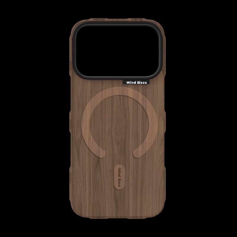 Wind Rises wooden Magnetic Phone Case for IPhone