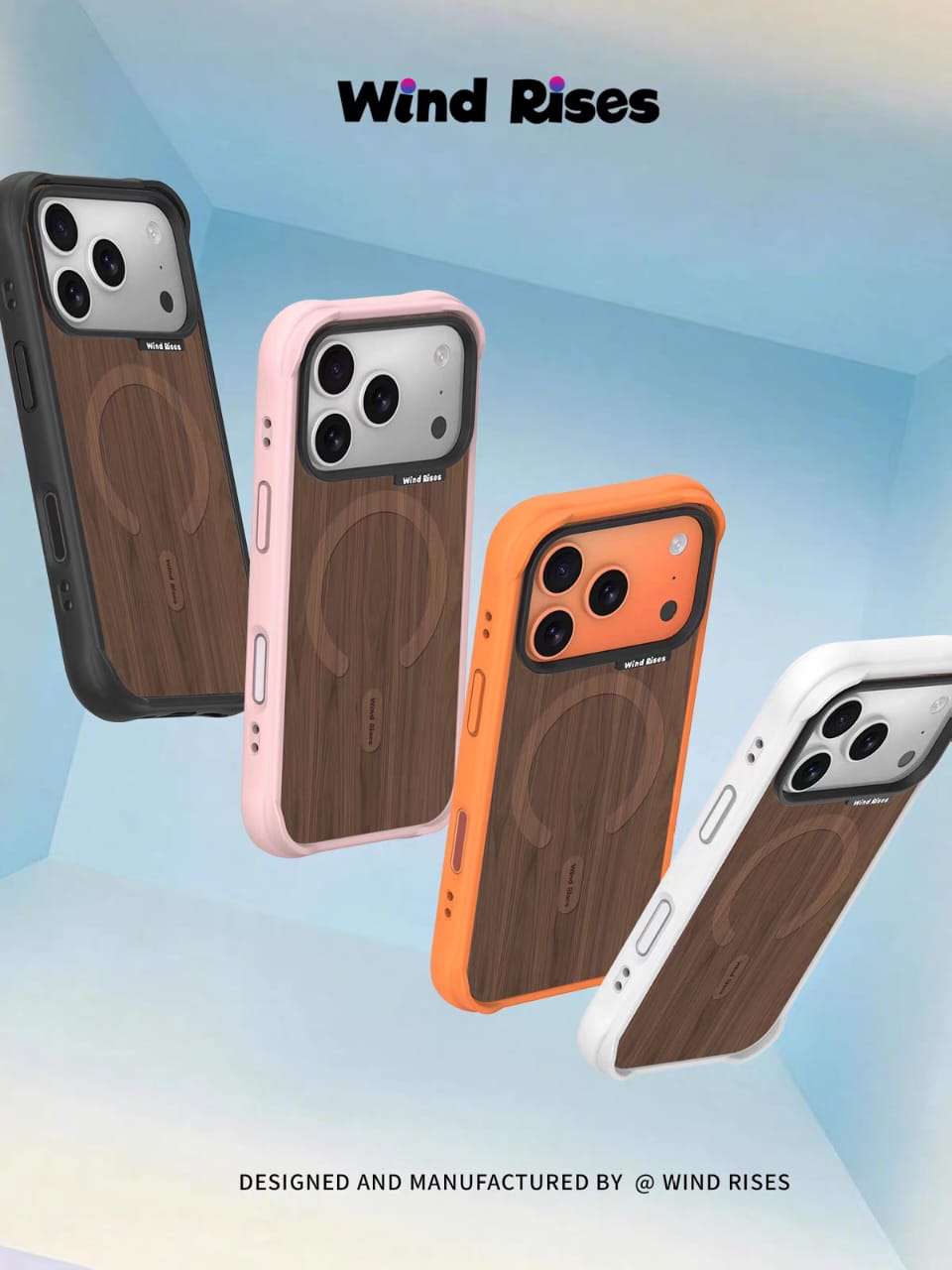 Wind Rises wooden Magnetic Phone Case for IPhone