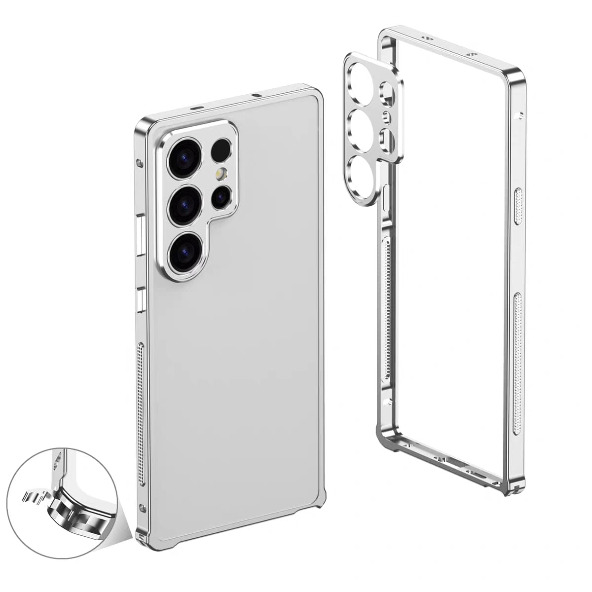 Aluminum alloy metal frame For Samsung