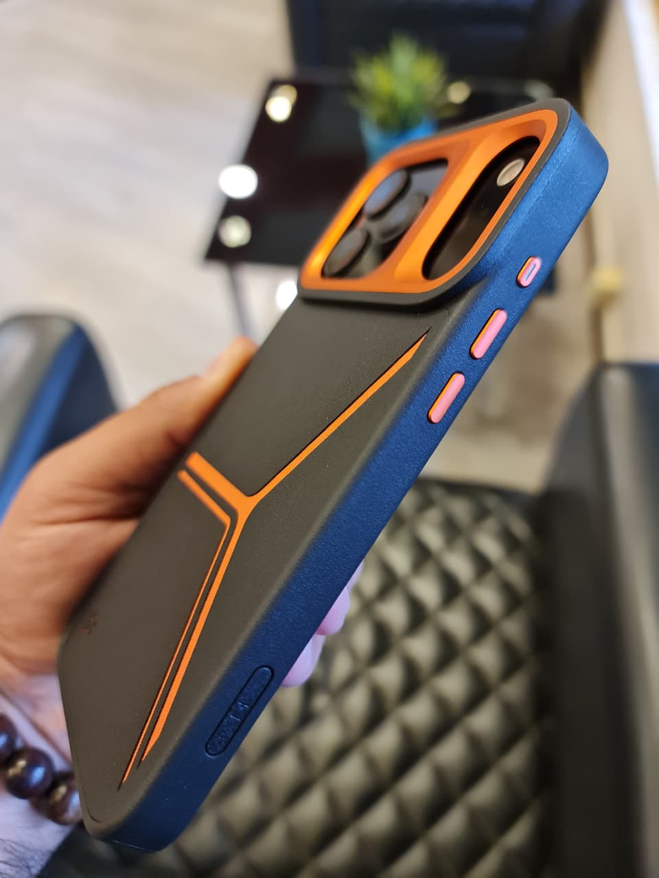 Kajsa Premium Race Back Case for iPhone 17 Pro Max