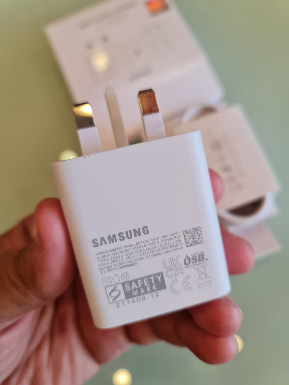 45W USB-C Fast Charging Wall Charger Samsung Semi-original