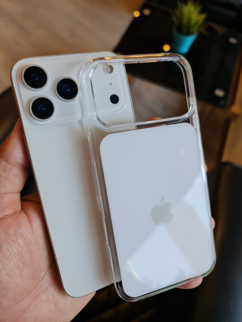 High-end Acrylic Color Design Clear Magnetic Case for iPhone 17 Pro Max