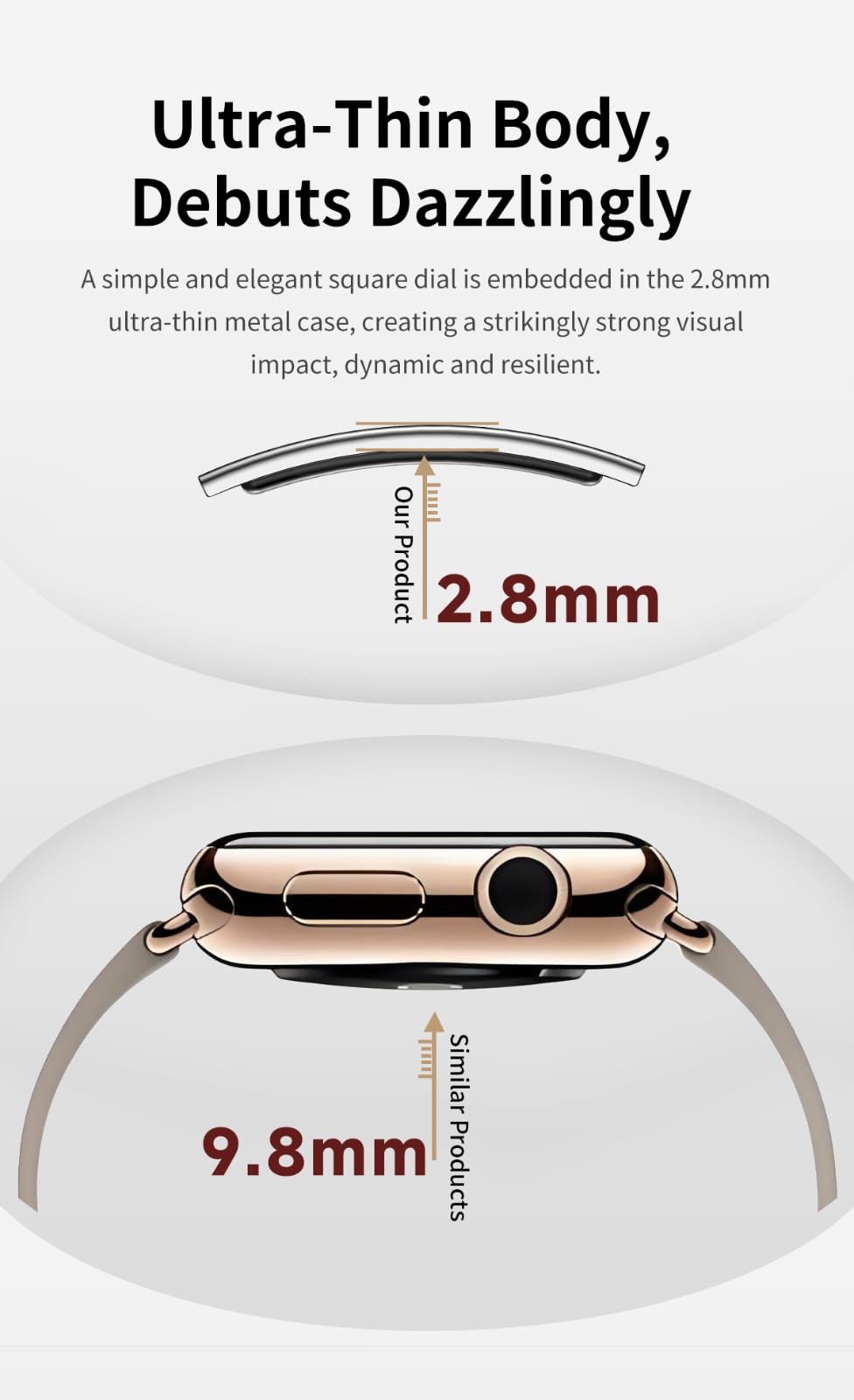 stainless steel Smart Band Bracelet