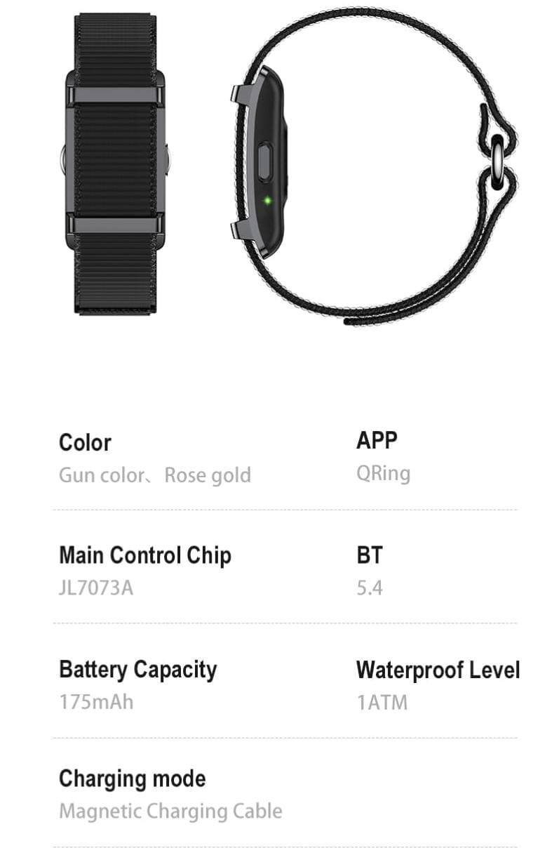 Y25 Screenless Wearable Fitness Tracker Healthy Heart Rate