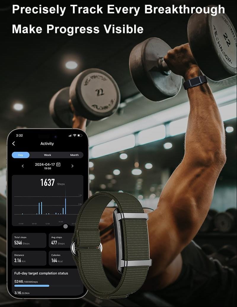 Y25 Screenless Wearable Fitness Tracker Healthy Heart Rate