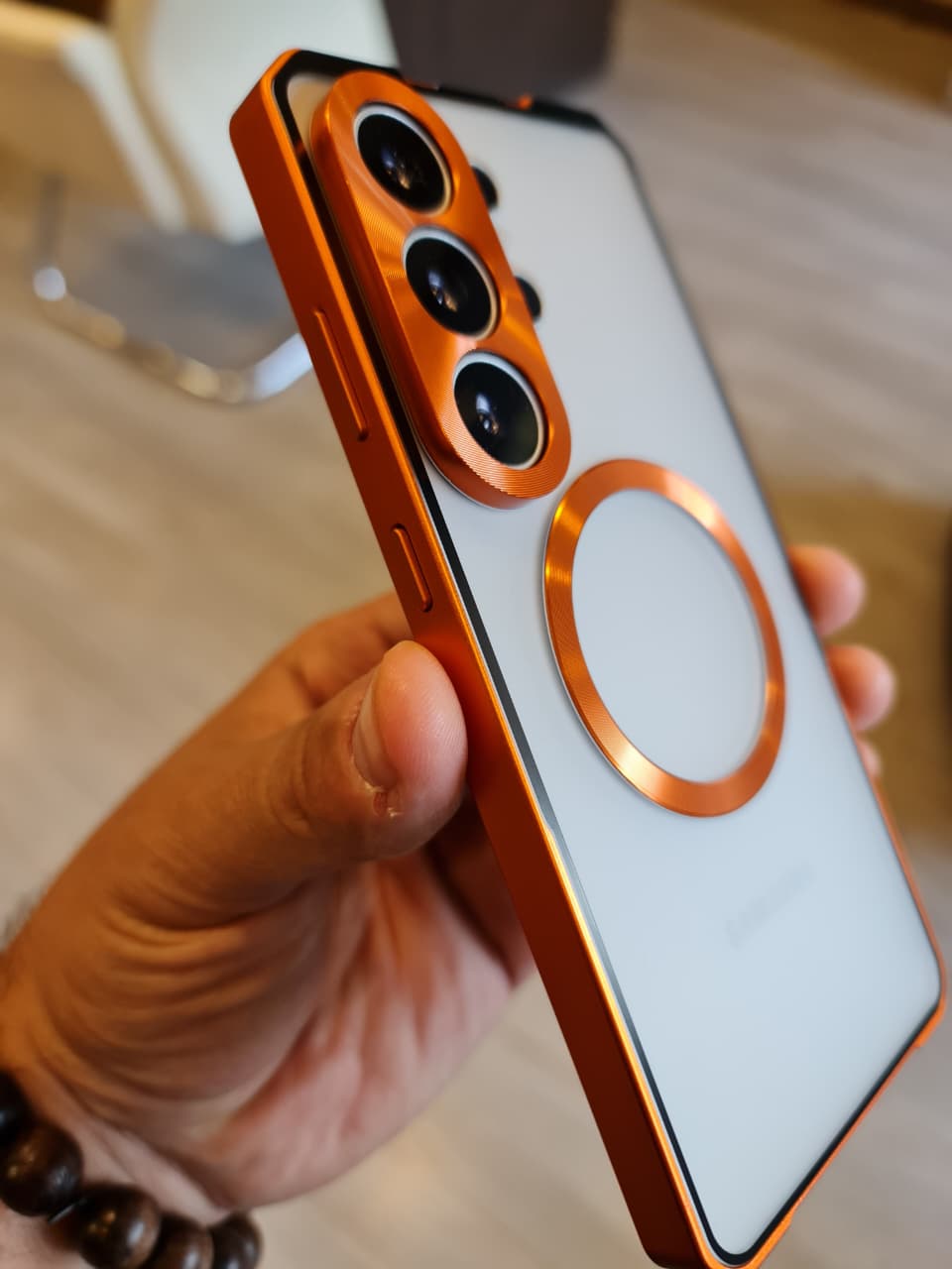 Amazing Metal Bumper Frame Frosted PC Back Cover Case For Samsung S26 Ultra