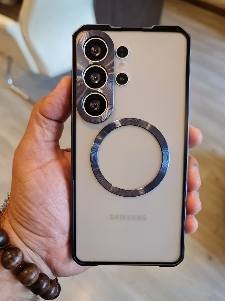 Amazing Metal Bumper Frame Frosted PC Back Cover Case For Samsung S26 Ultra