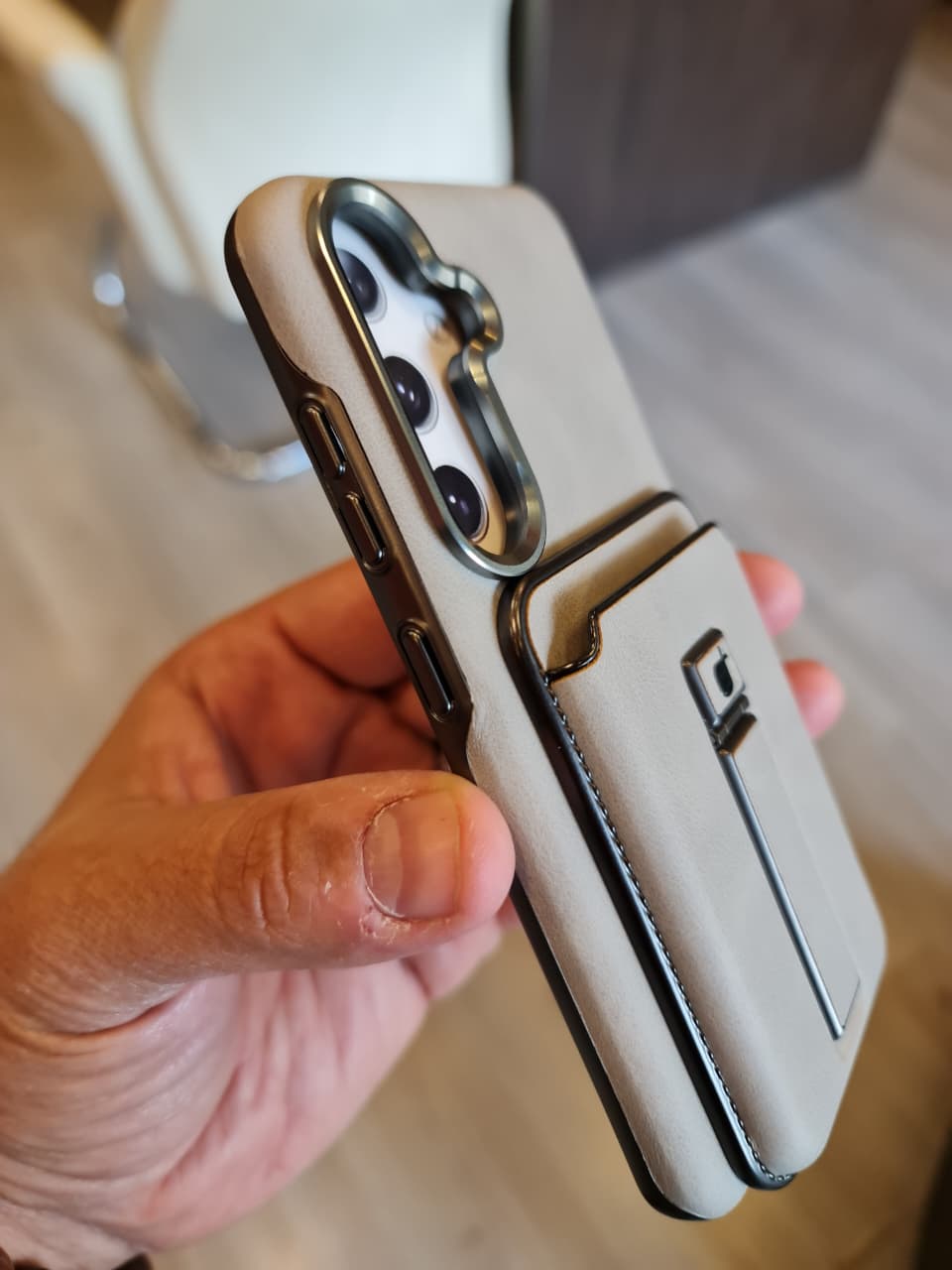 Business PU Leather Phone Case for Samsung