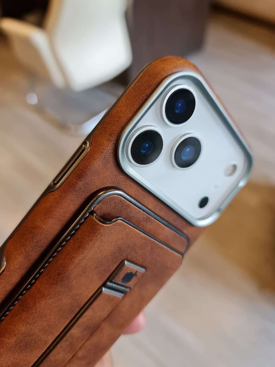 Business PU Leather Phone Case for iPhone
