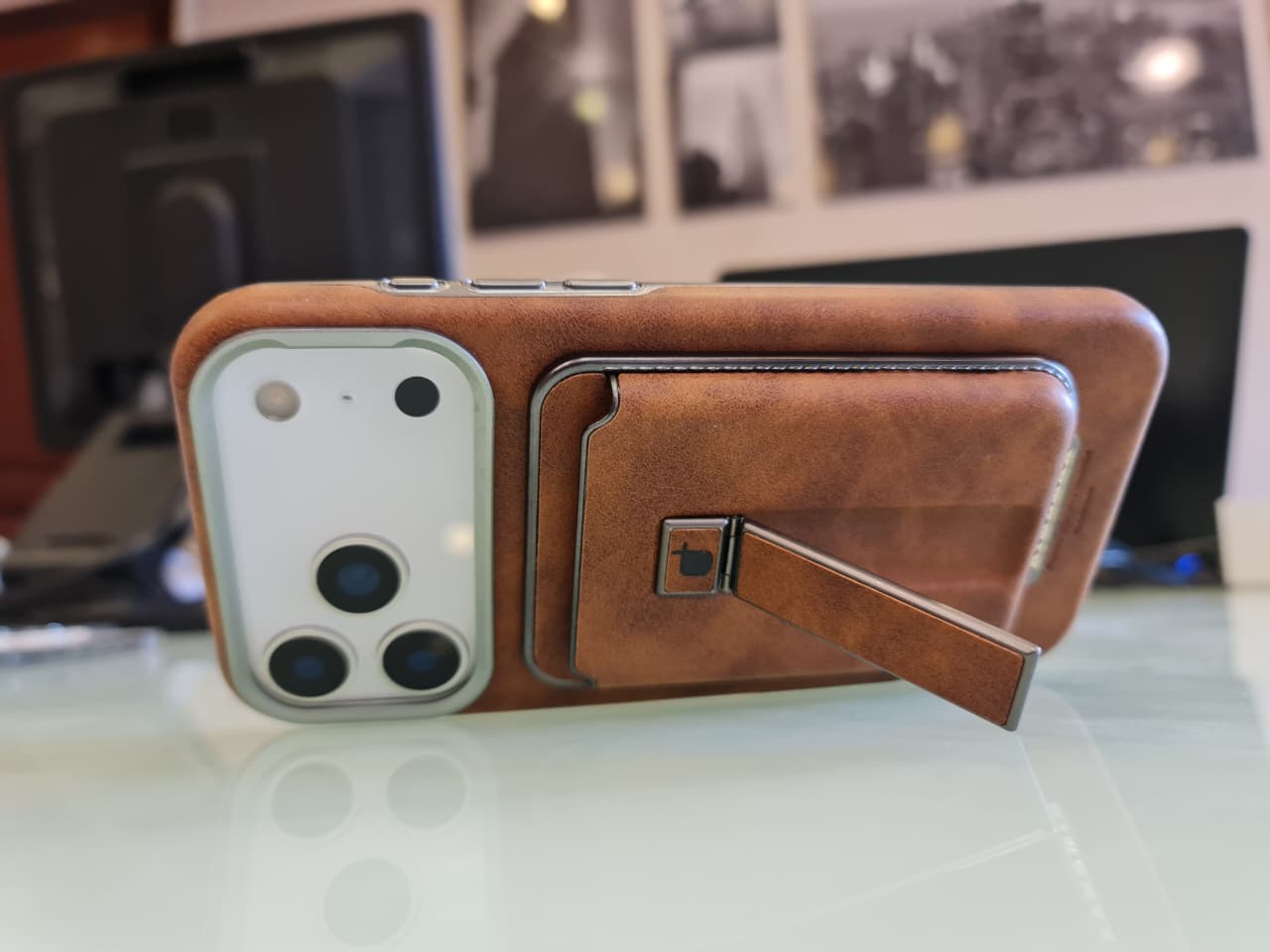 Business PU Leather Phone Case for iPhone