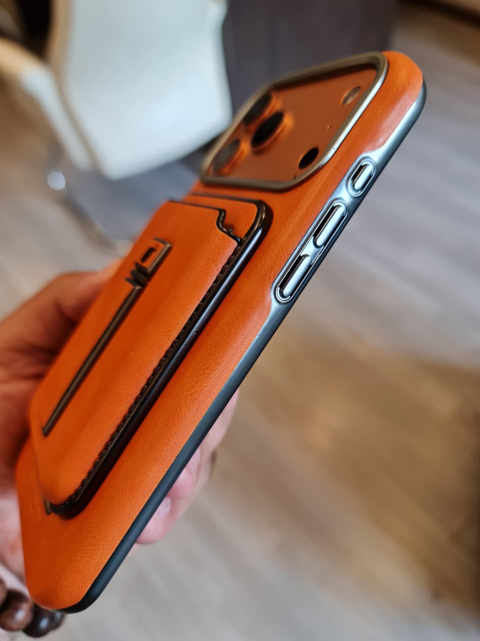 Business PU Leather Phone Case for iPhone