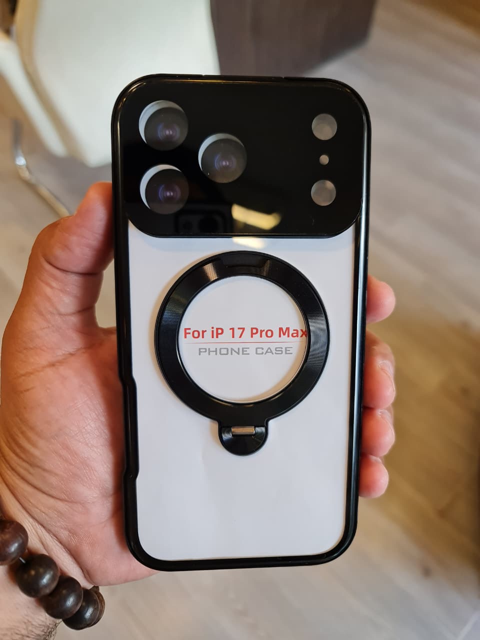 360 magnetic transparent case for iPhone