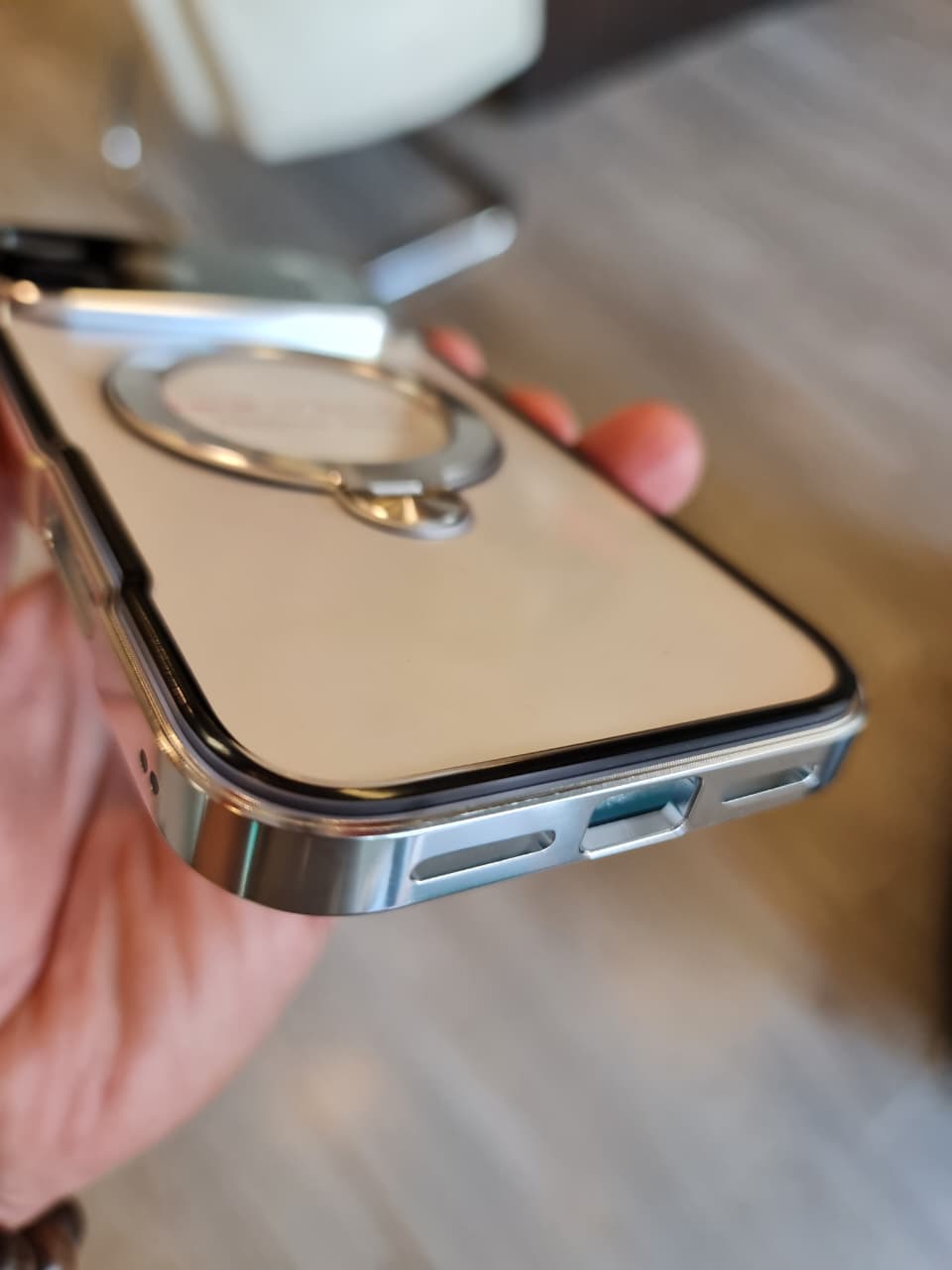 360 magnetic transparent case for iPhone