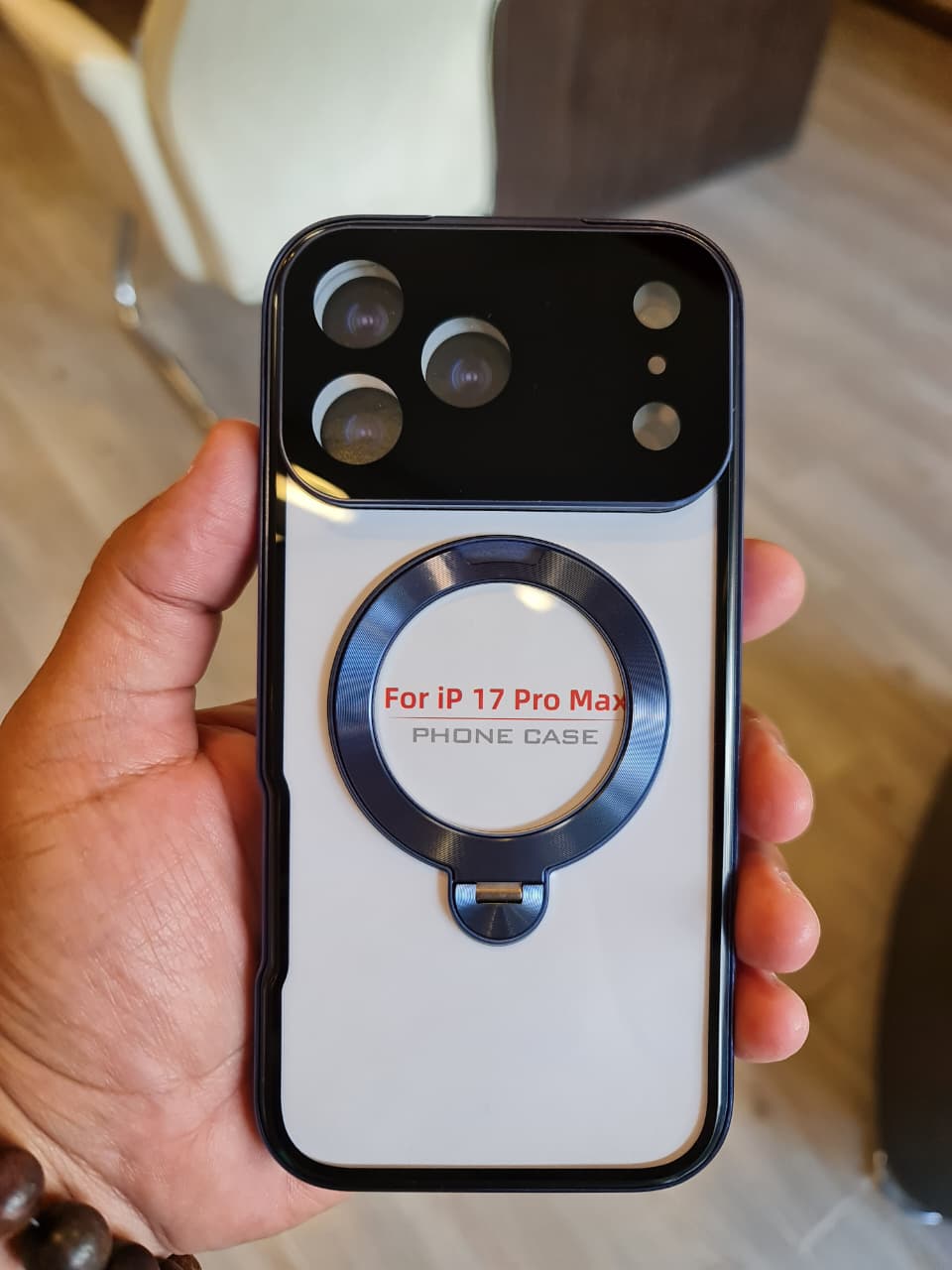360 magnetic transparent case for iPhone