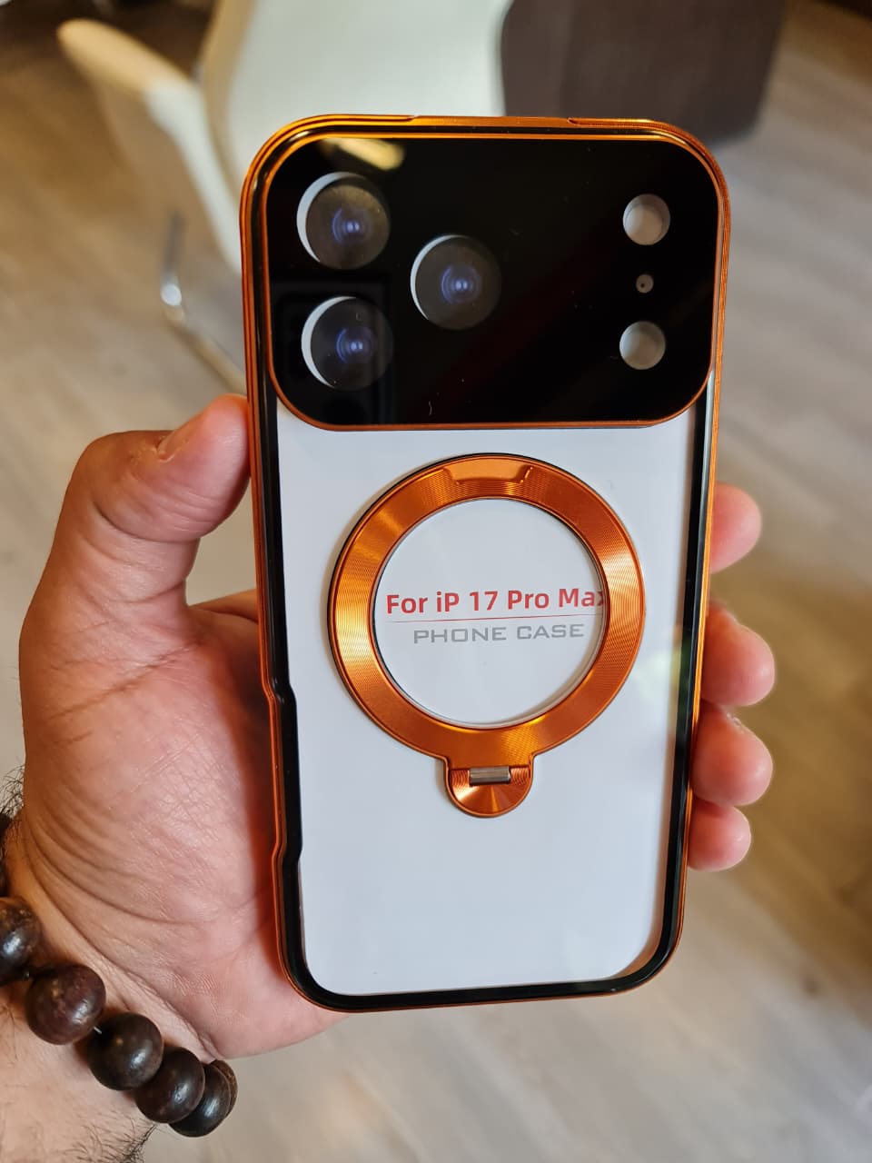 360 magnetic transparent case for iPhone