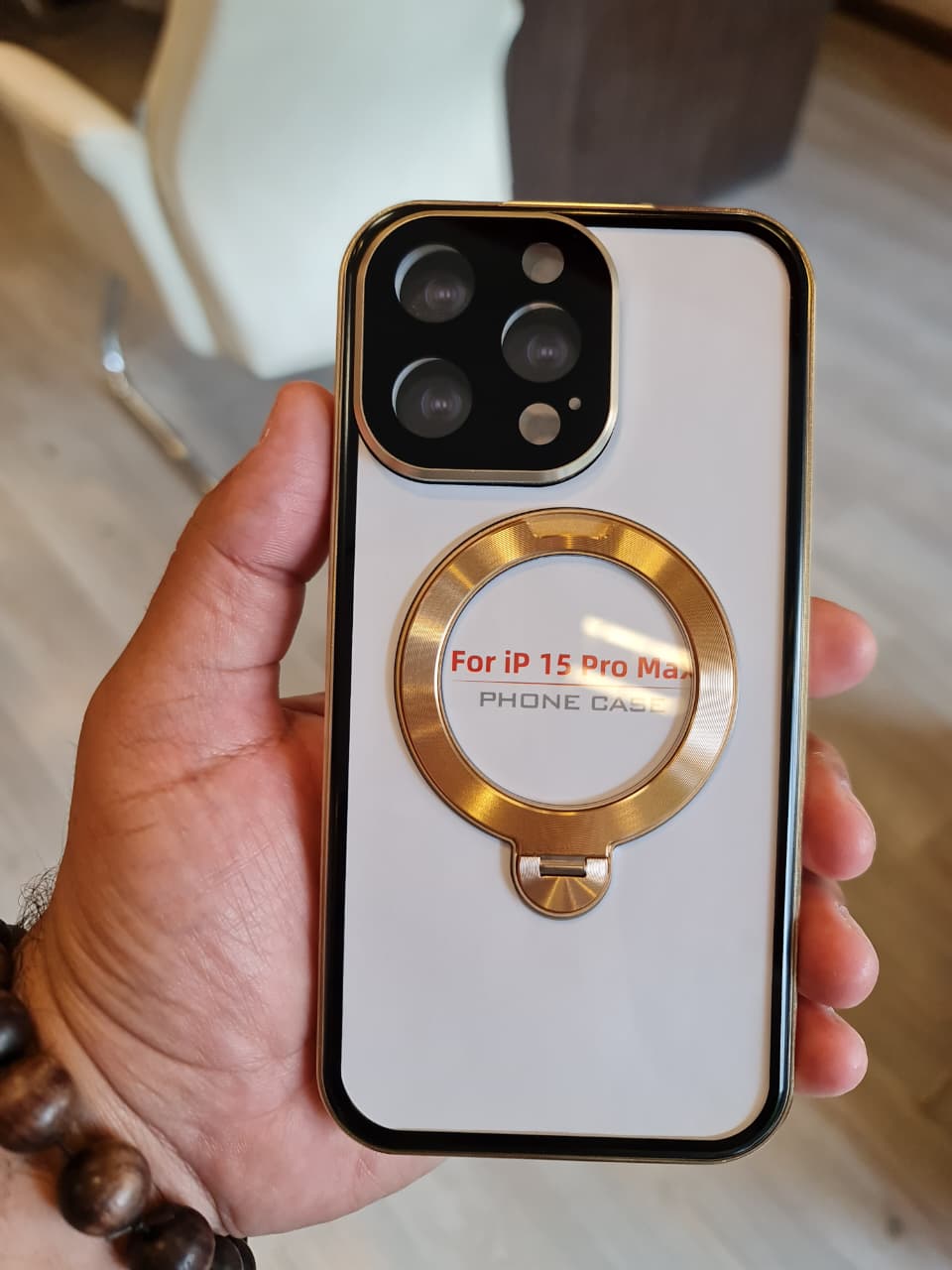360 magnetic transparent case for iPhone