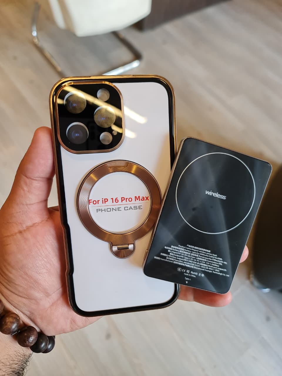 360 magnetic transparent case for iPhone