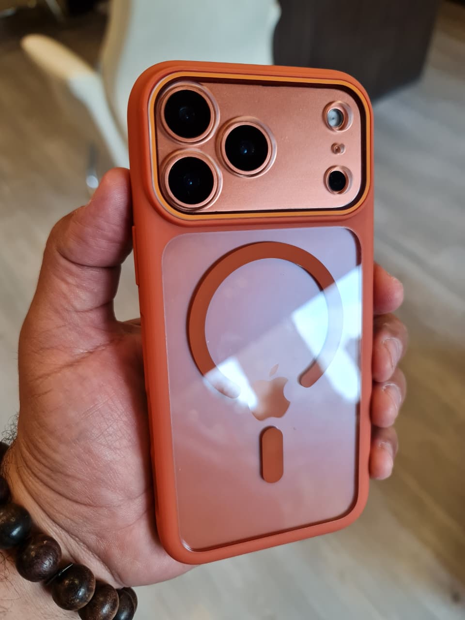Transparent Magnetic Case for iPhone 17 Pro Max