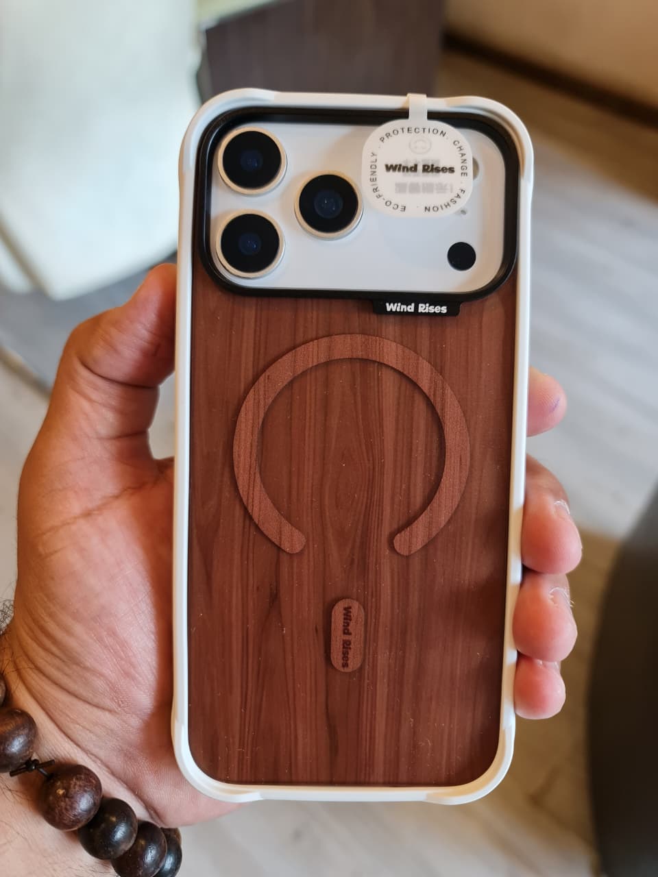 Wind Rises wooden Magnetic Phone Case for IPhone