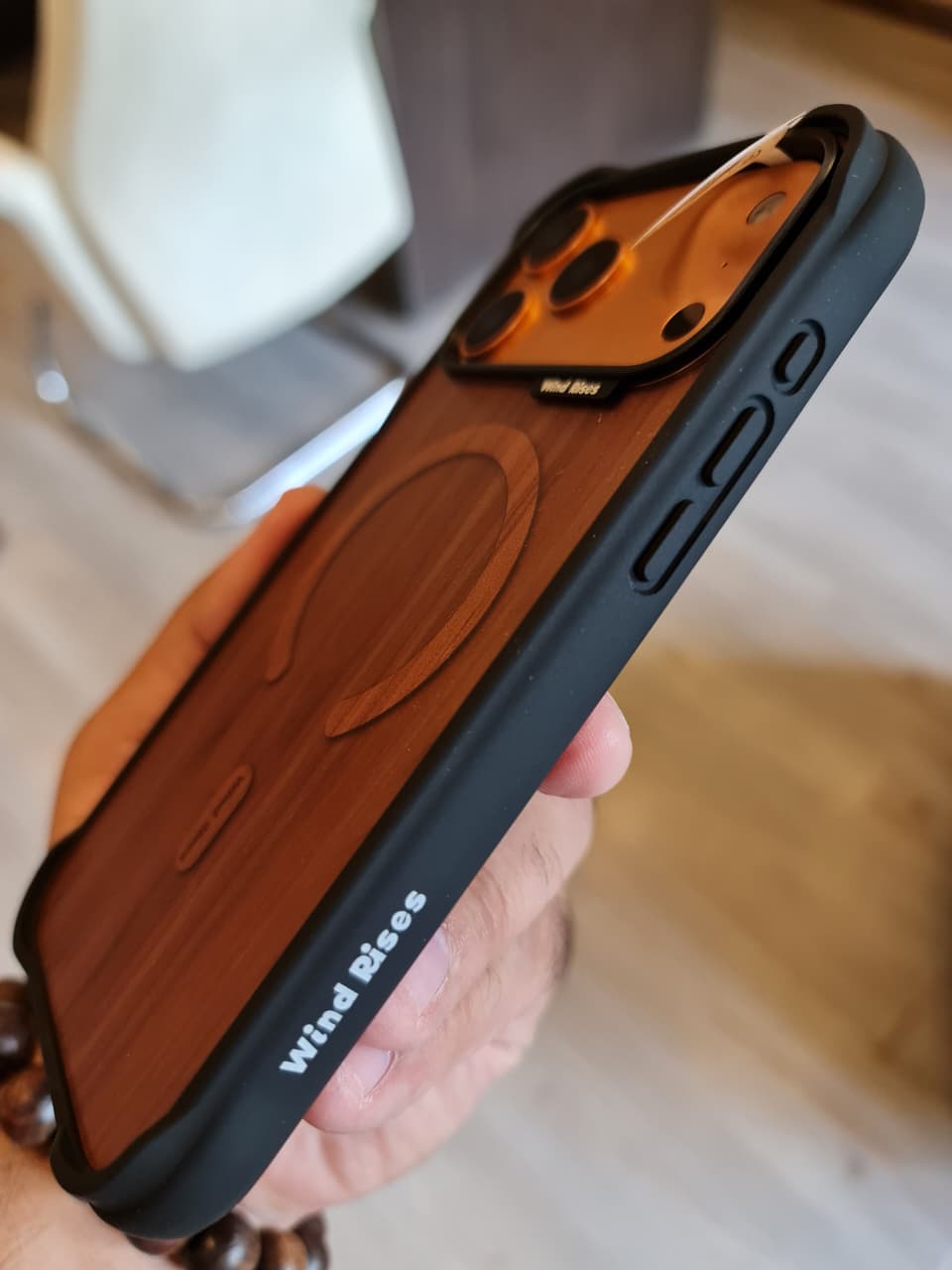 Wind Rises wooden Magnetic Phone Case for IPhone