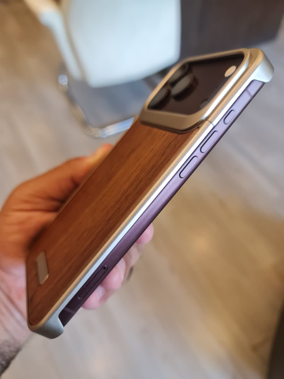 Wood Magsafe Vegan Case For iPhone 17 Pro Max