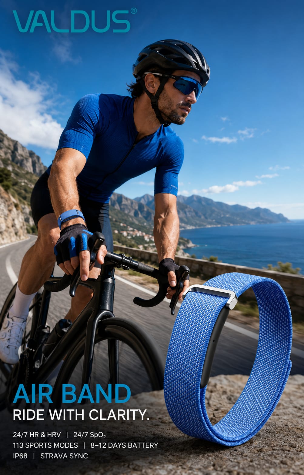 VALDUS Fitness Activity Tracker Air Band