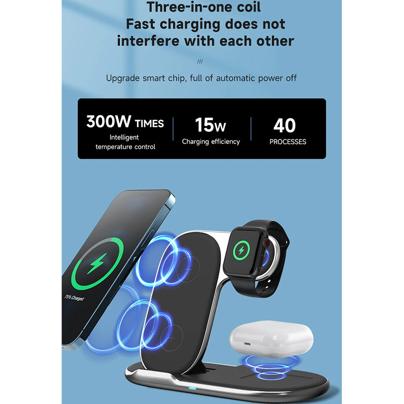YN-105 4 in 1 protable wireless charger
