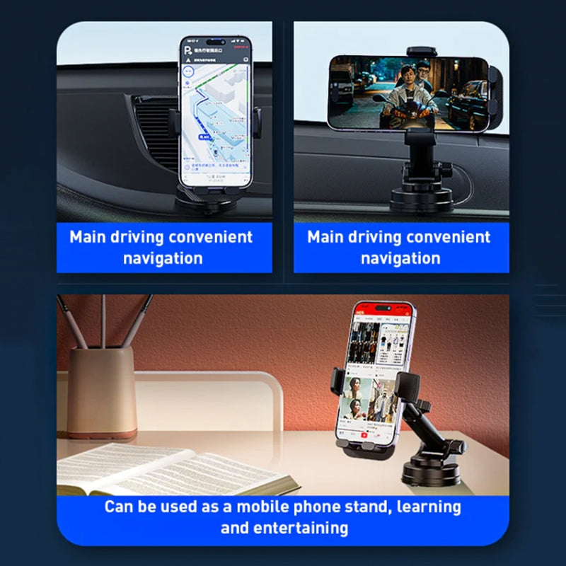 Yesido C174 Suction Cup Type Telescopic Car Phone Holder