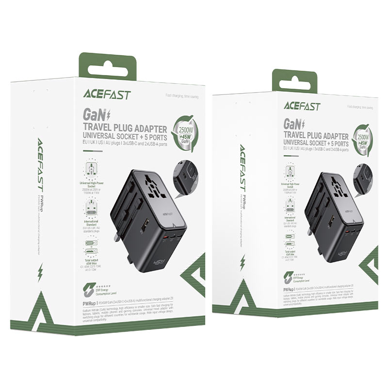 ACEFAST Charging Adapter Z8 2500W + PD45W GaN