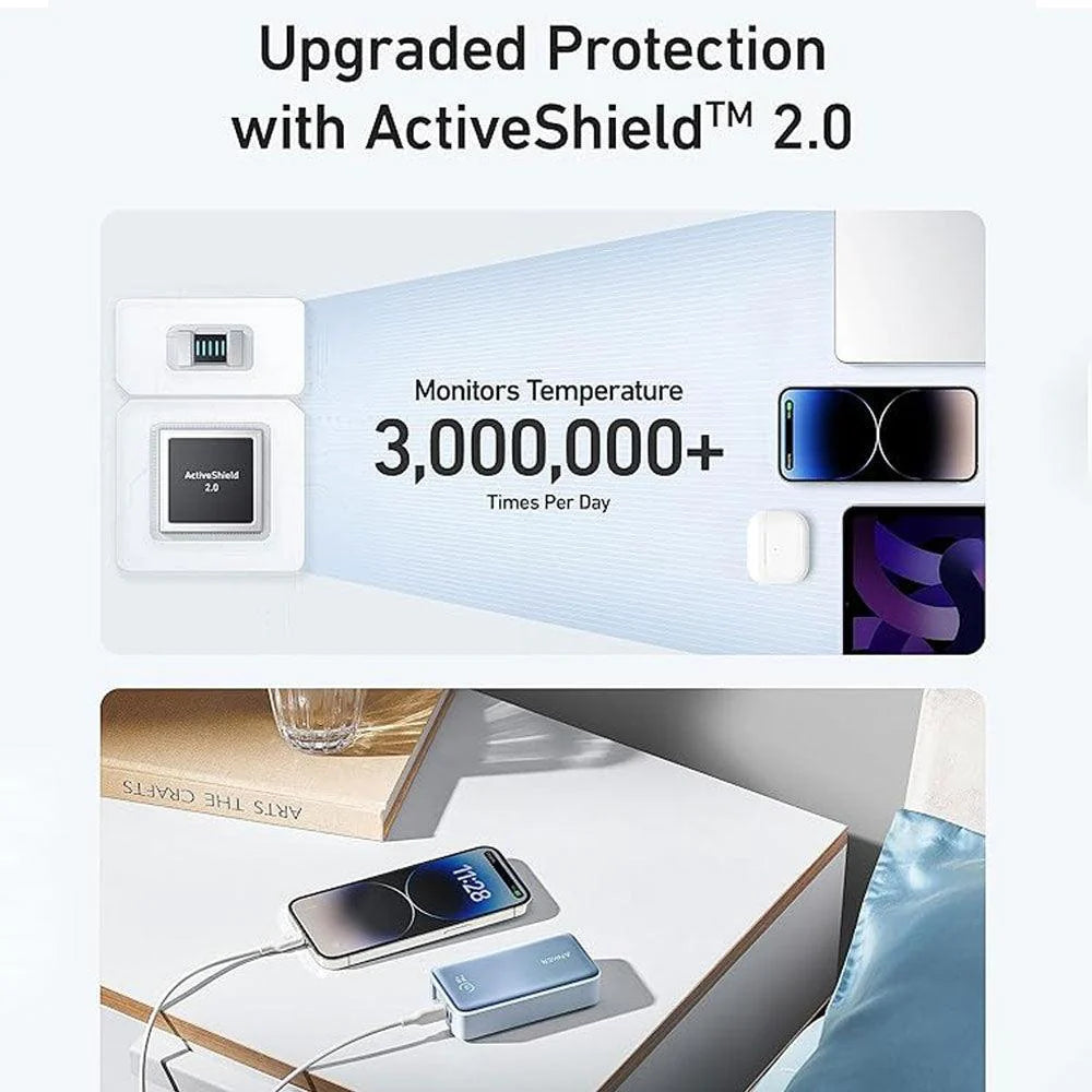 Anker A1256 533 Series 5 Power Bank, 10,000 mAh 30W Max Output