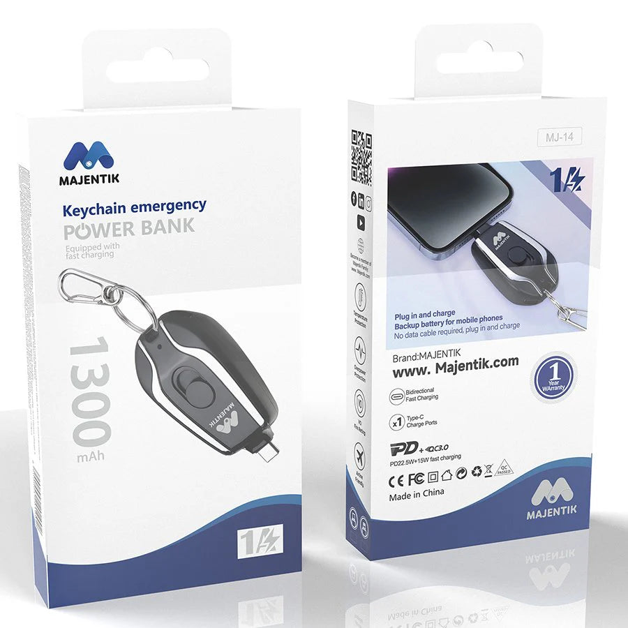 Majentik Power Bank MJ-14 1300 MAH