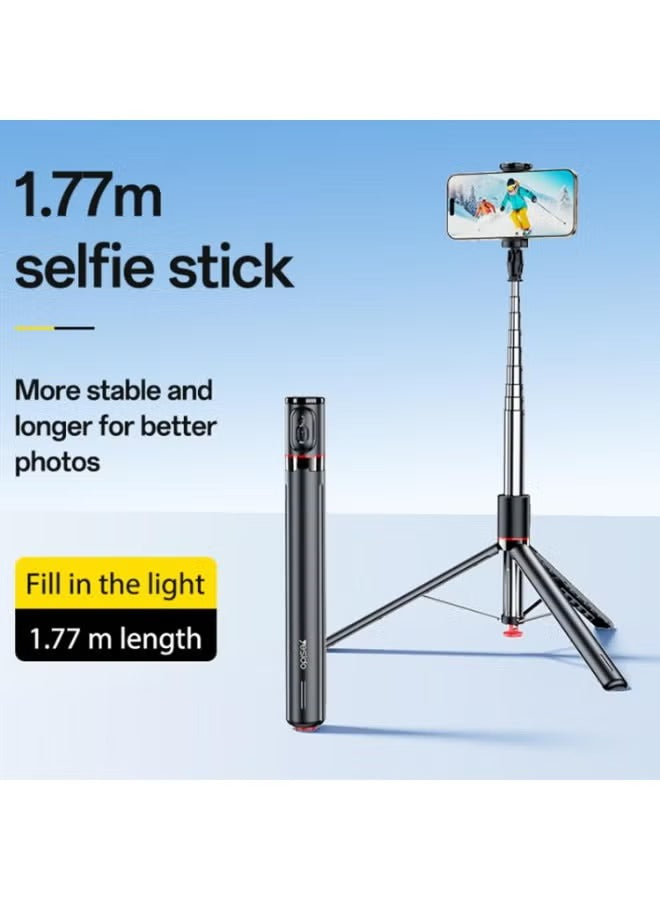 Yesido SF30 Selfie Stick with Jump Mechanism, Bluetooth 5.2 Magnetic Remote