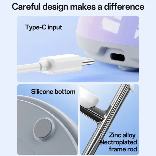YESIDO DS31 3-in-1 Magnetic Wireless Charging Stand with RGB Light