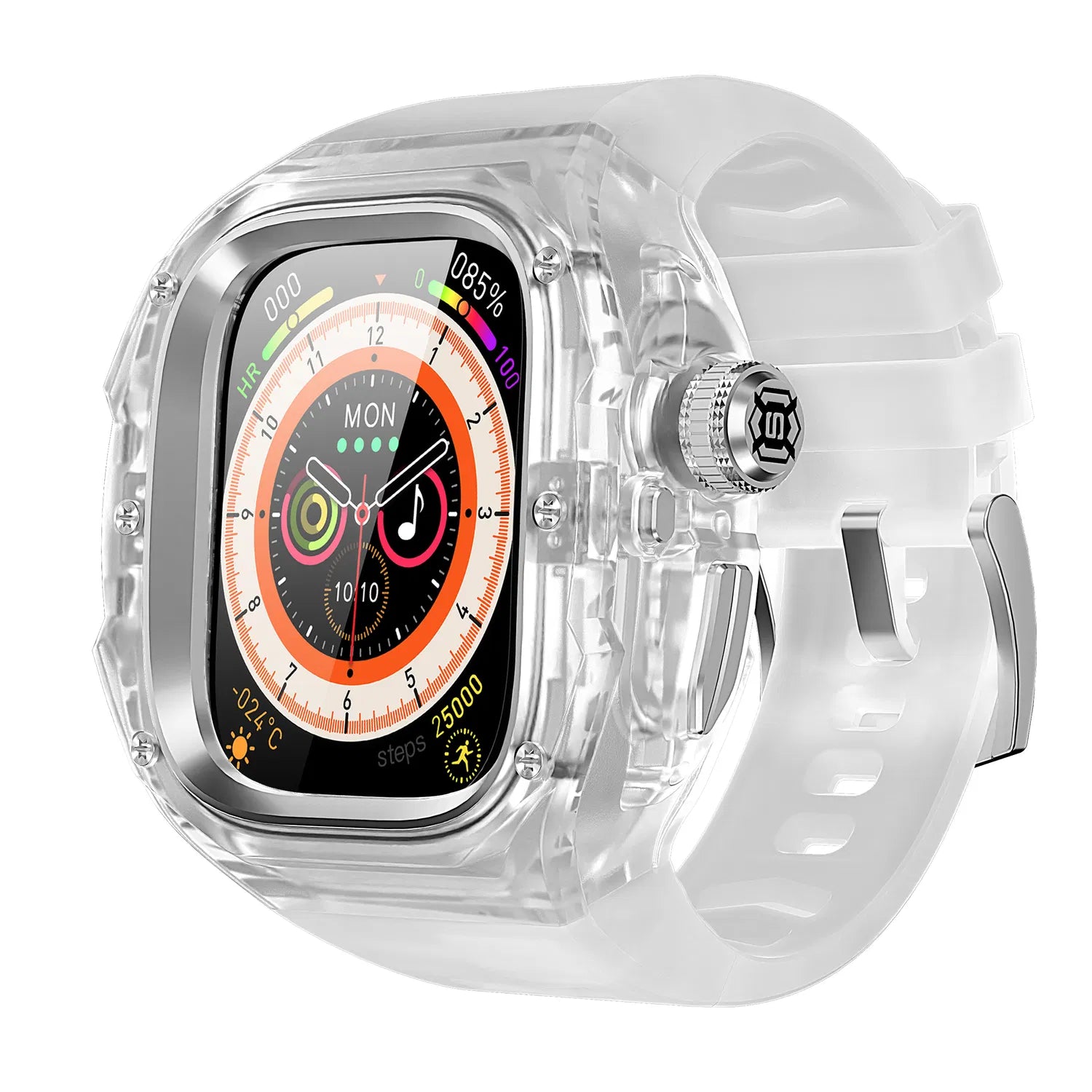 Rugged Case with Band for Apple Watch Ultra 49mm Protective Cover Bumper