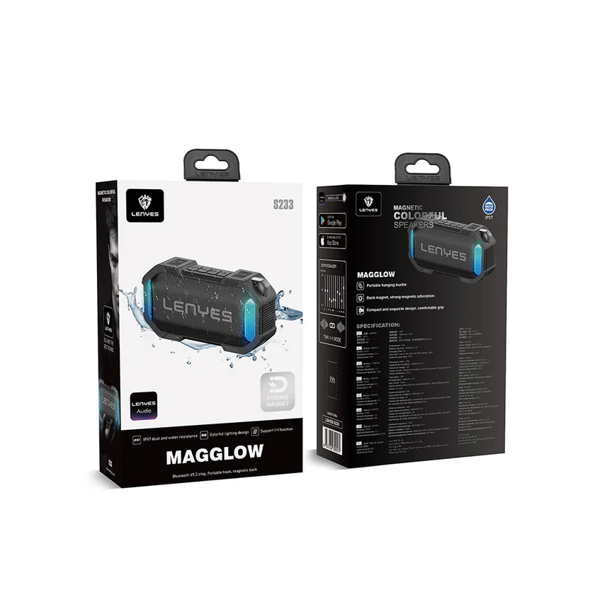 Lenyes S233 RGB Waterproof Bluetooth Speaker