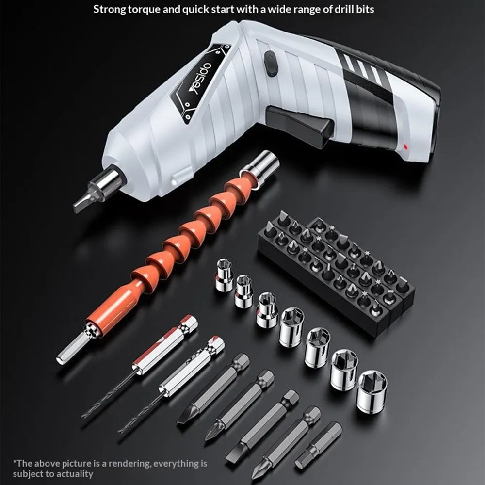 Yesido EC34 Electric Cordless Screwdriver Set