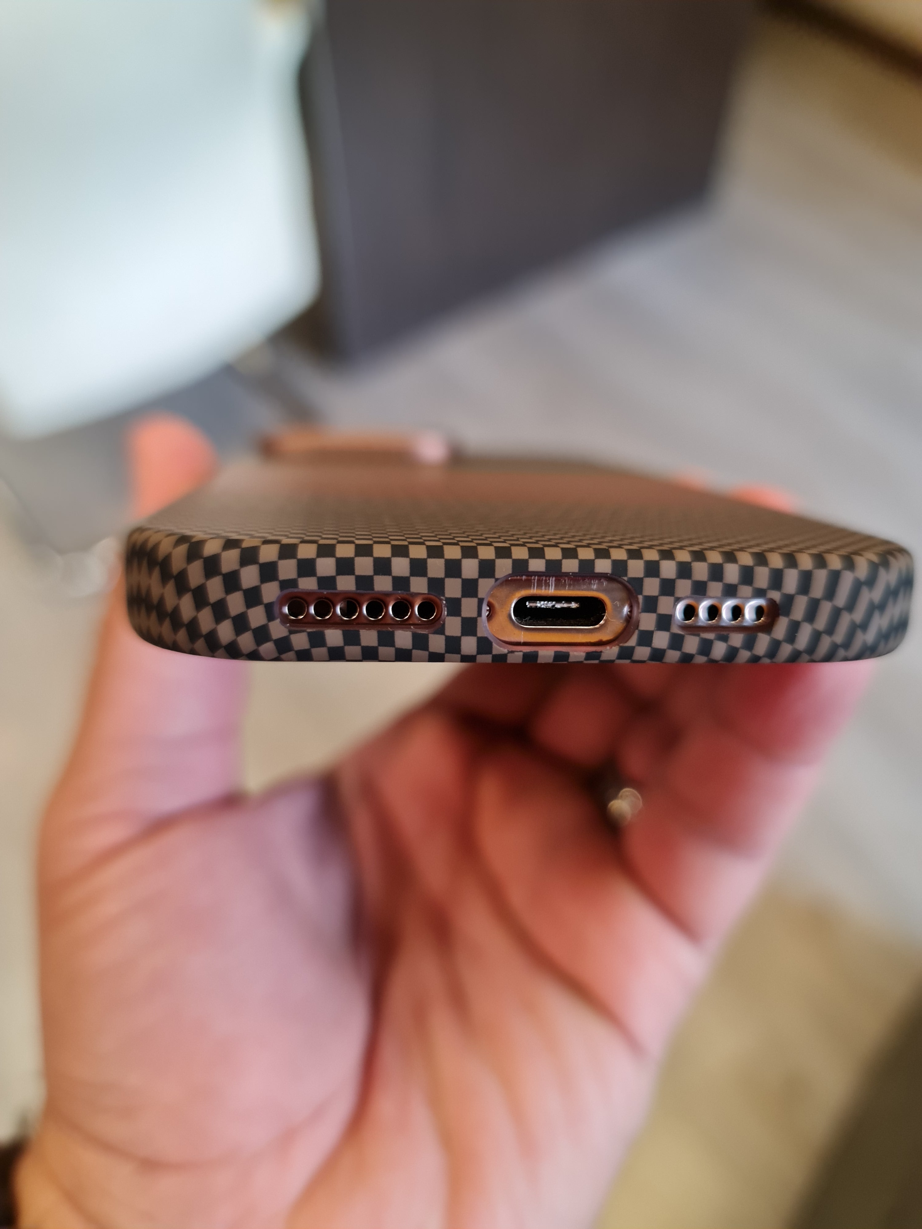 Carbon Fiber Texture Magsafe Phone Case For iPhone