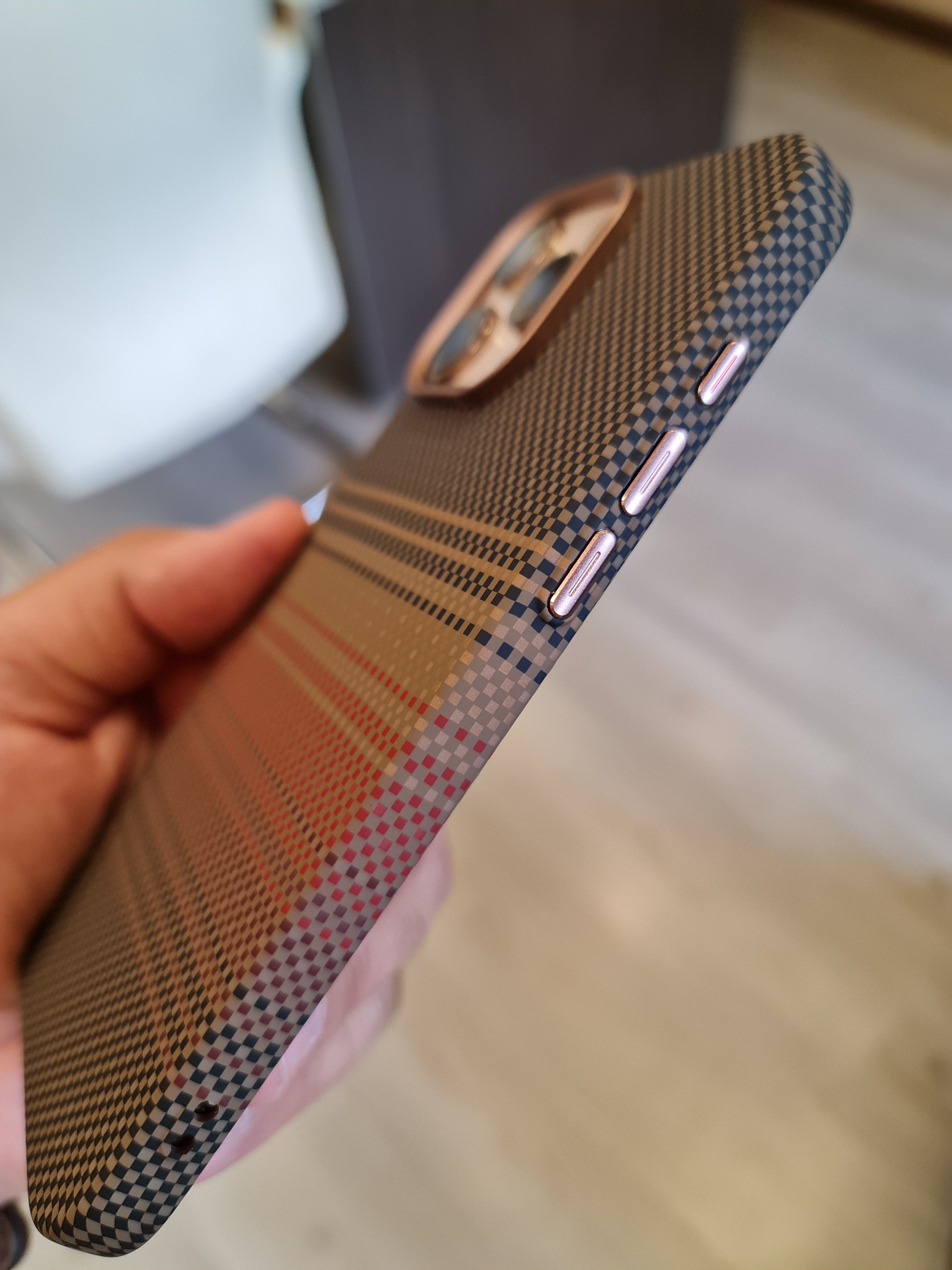 Carbon Fiber Texture Magsafe Phone Case For iPhone