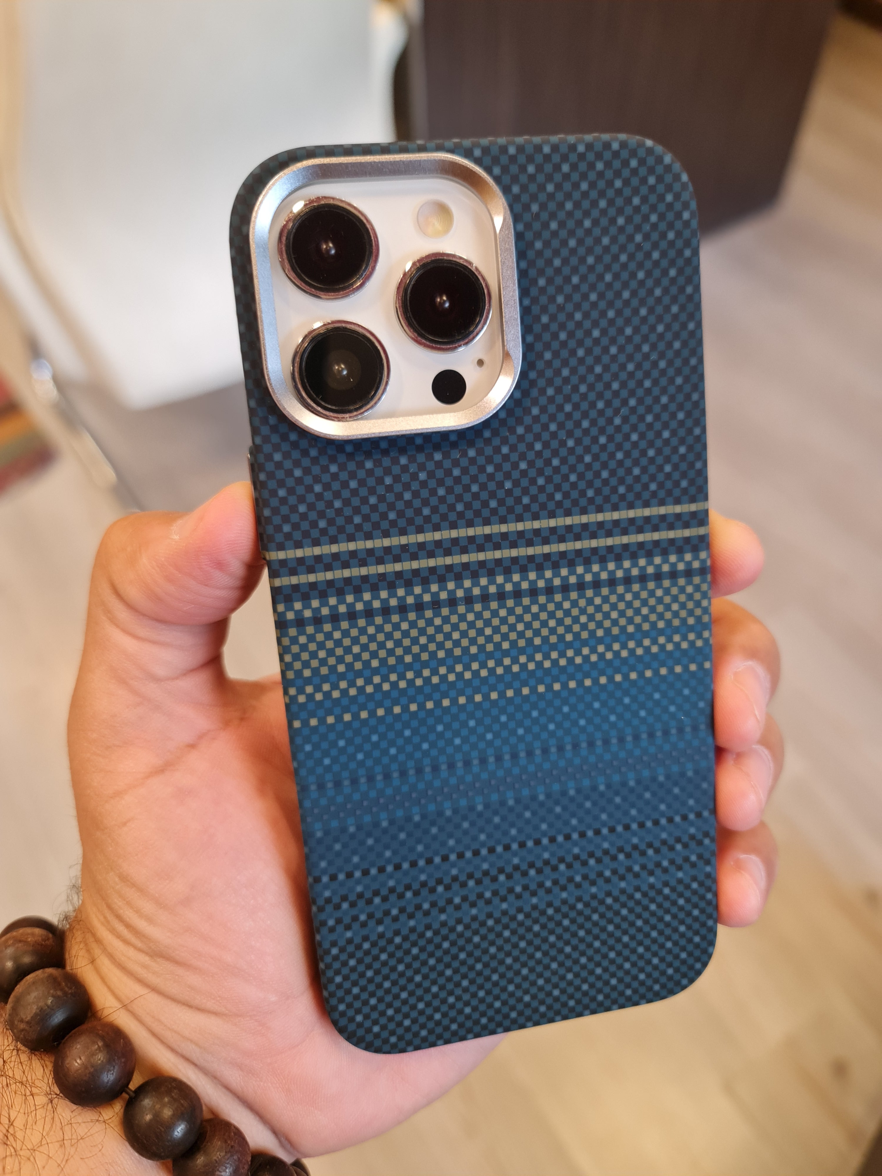 Carbon Fiber Texture Magsafe Phone Case For iPhone