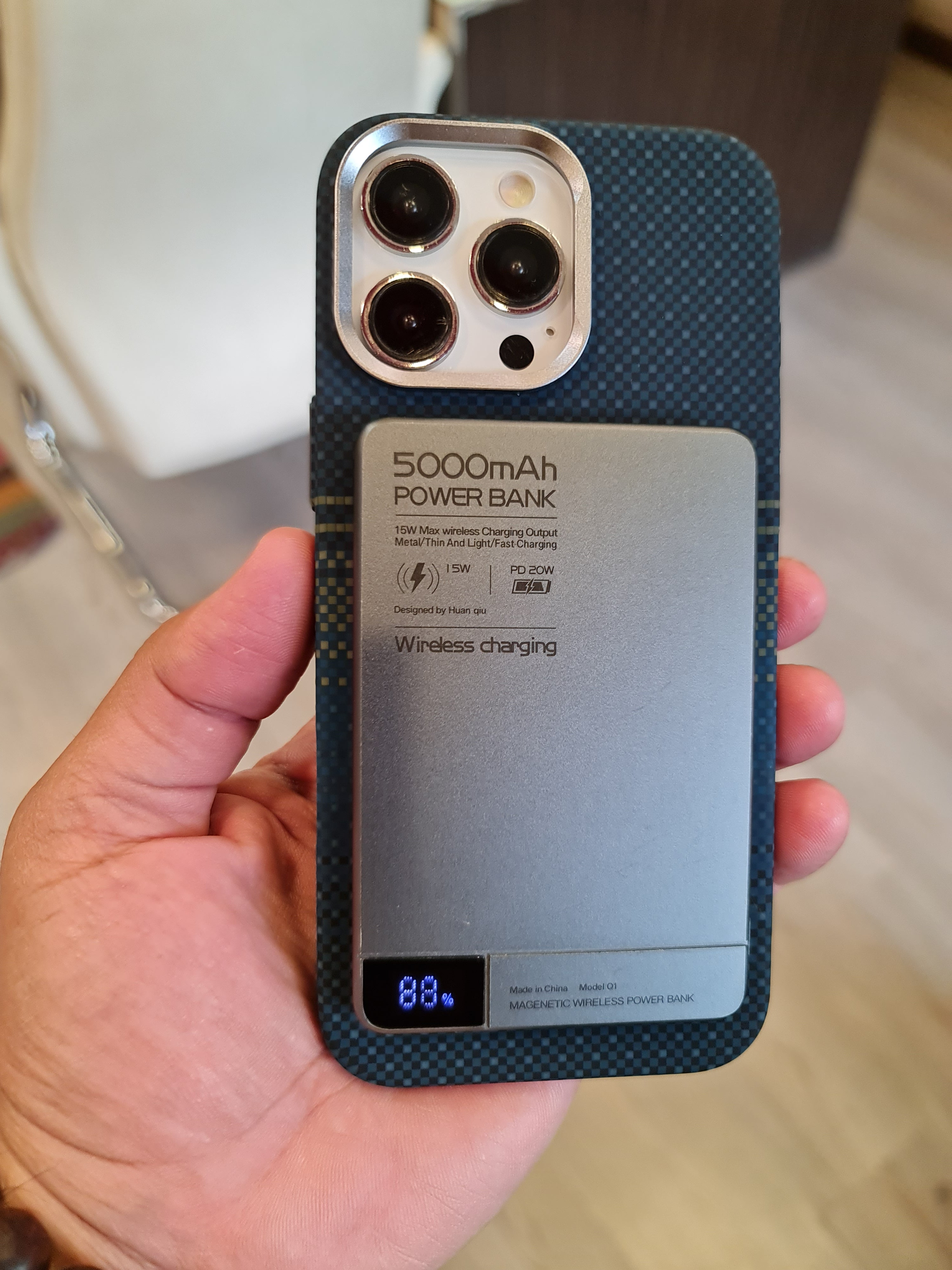 Carbon Fiber Texture Magsafe Phone Case For iPhone