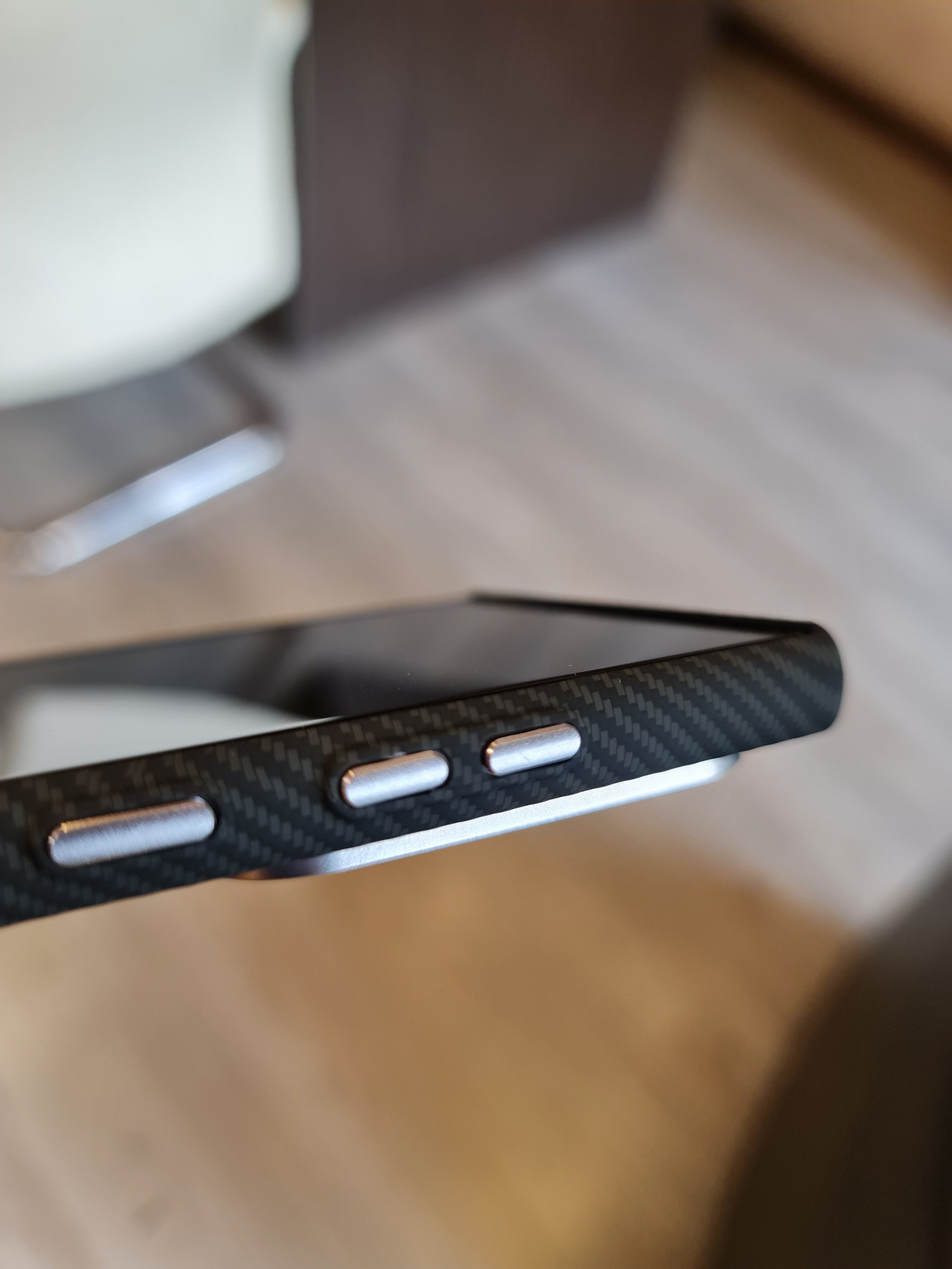 Carbon Fiber Texture Magsafe Phone Case For Samsung