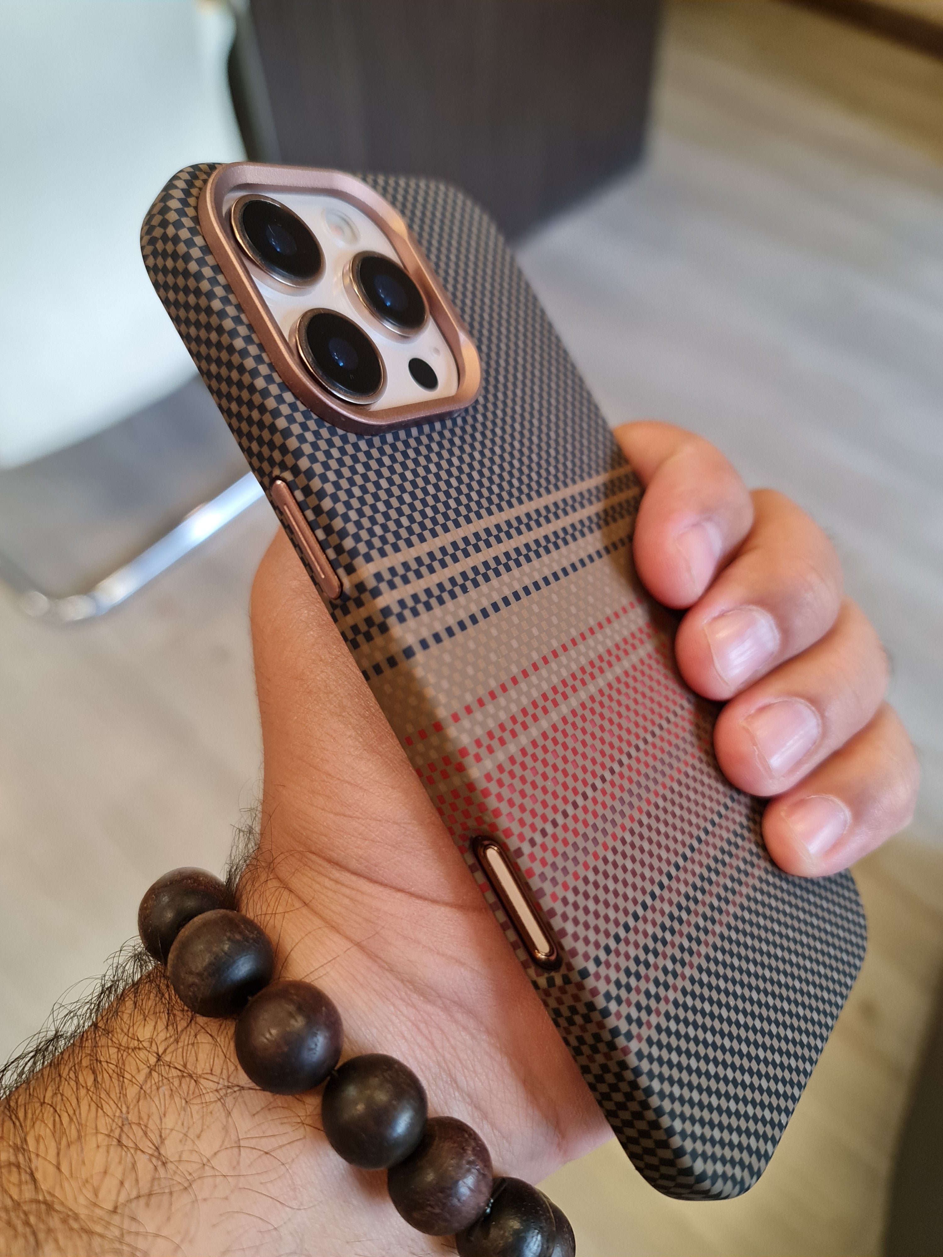 Carbon Fiber Texture Magsafe Phone Case For iPhone