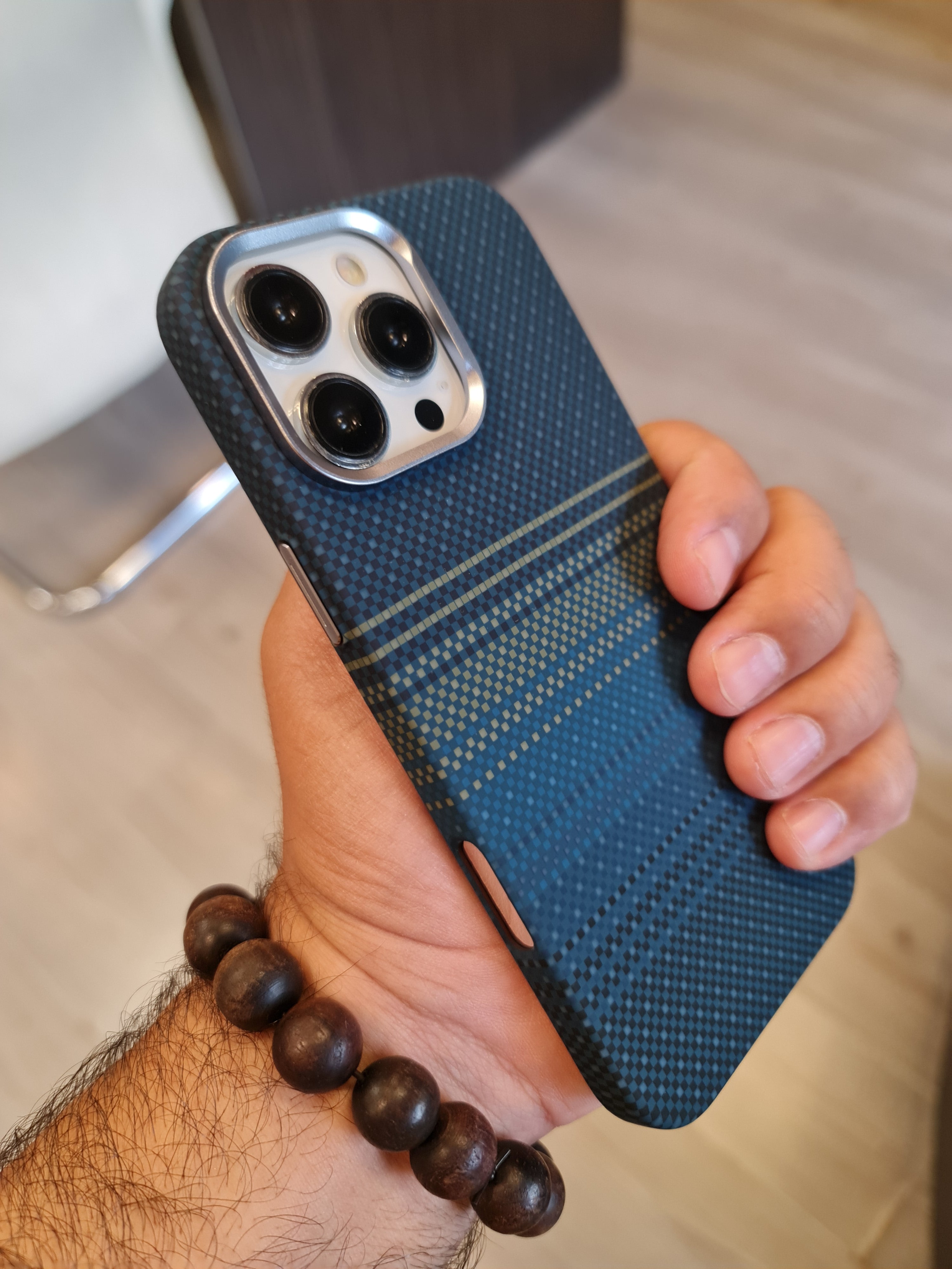 Carbon Fiber Texture Magsafe Phone Case For iPhone