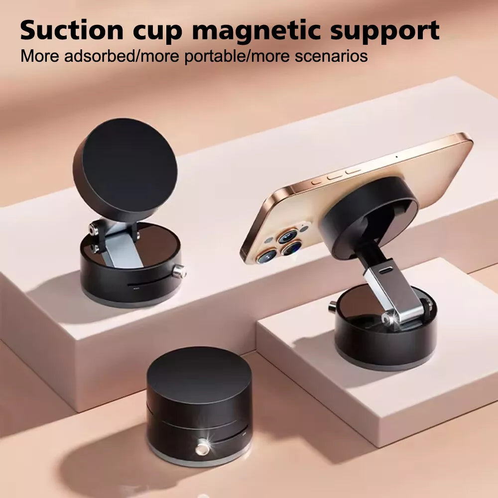 Vacuum A2 Suction Phone Holder Foldable Car Magnetic
