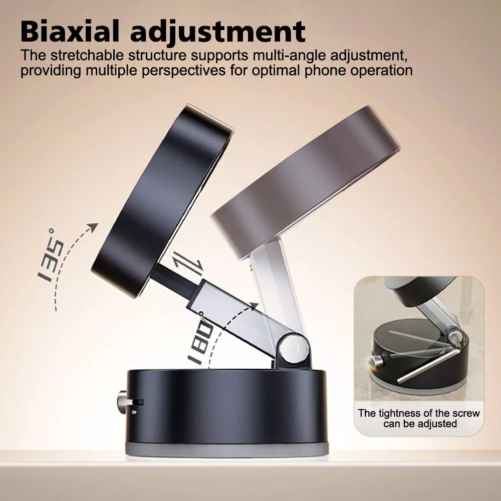 Vacuum A2 Suction Phone Holder Foldable Car Magnetic