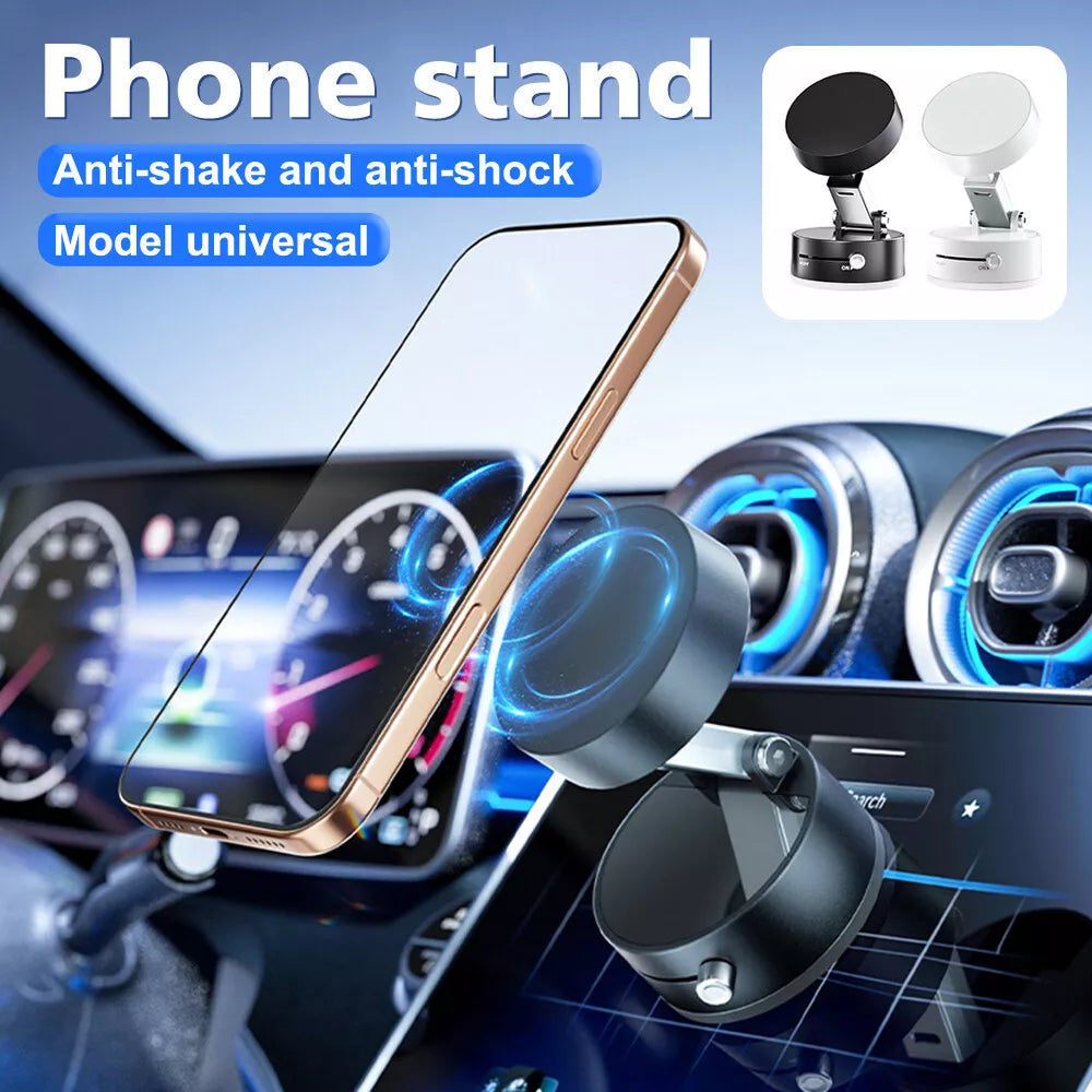 Vacuum A2 Suction Phone Holder Foldable Car Magnetic