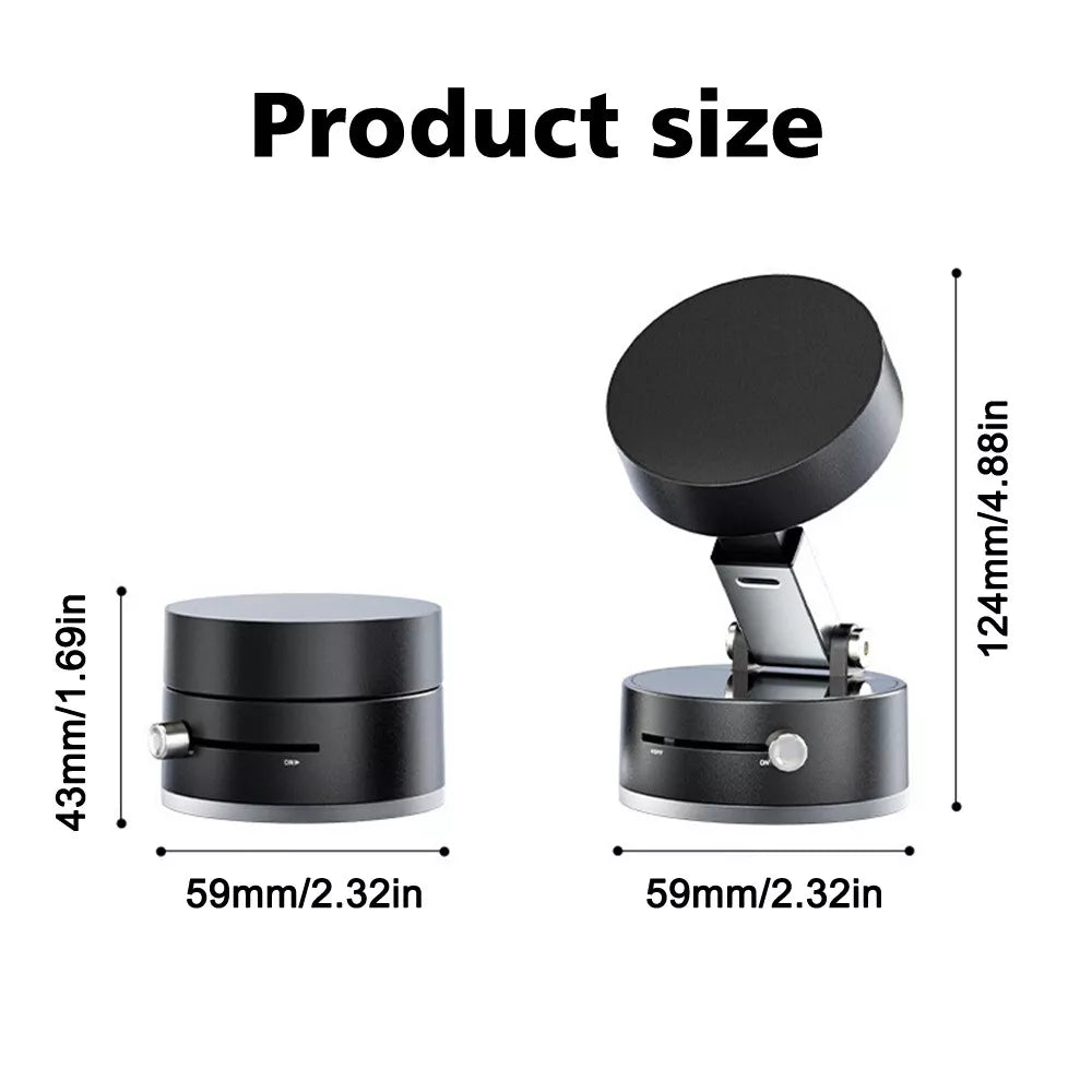 Vacuum A2 Suction Phone Holder Foldable Car Magnetic